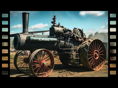 Видео: 110-летний паровой трактор Case 65 HP (1914)