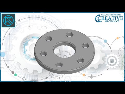 Видео: Фланец в Компас 3D