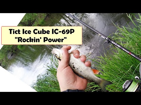 Видео: Tict Ice Cube IC-69P "Rockin' Power". Ловля голавля на майского жука.