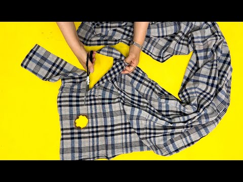 Видео: Я порезала сгоревший шарф и получился бардак! | Супер идея! Давайте сразу посмотрим.