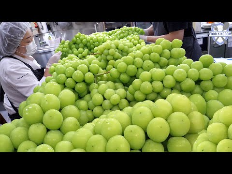 Видео: Это искусство! Сладкий десерт из корейского зеленого винограда/корейская выпечка