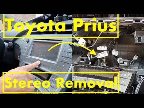 Видео: ЛЕГКО! Как снять стереосистему с Toyota Prius 3-го поколения. 2009, 2010, 2011, 2012, 2013, 2014