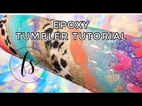 Видео: Мастер-класс по созданию стакана с блестками и эпоксидной смолой