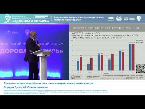 Видео: Бордин Дмитрий Станиславович Сложные вопросы профилактики рака желудка