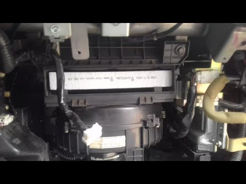 Видео: Нисан теана j31 доработка печки воздуха заборника,временное решение.
