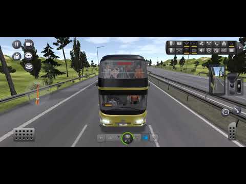 Видео: Ultimate bus simulator. Международный рейс с другом . Научились создавать такой рейс .