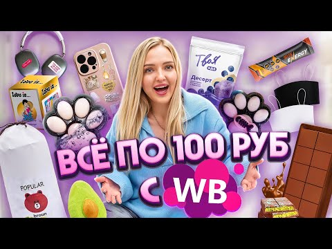 Видео: 50 Товаров по 100 Рублей с Wildberries! Сладости, Одежда, Таба Лапки, Товары для дома
