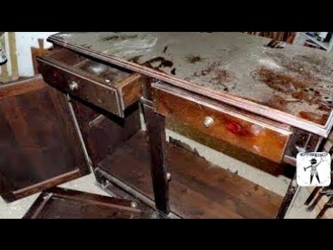 Видео: реставрация ветхого старого шкафа с лазерной гравировкой (ortur laser master 3)