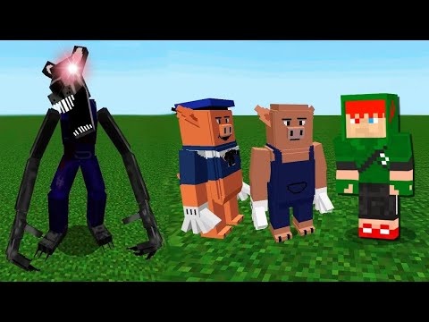 Видео: Я ДОЛЖЕН ЗАЩИТИТЬ ТРЁХ ПОРОСЯТ ОТ СТРАШНОГО СЕРОГО ВОЛКА В MINECRAFT!!