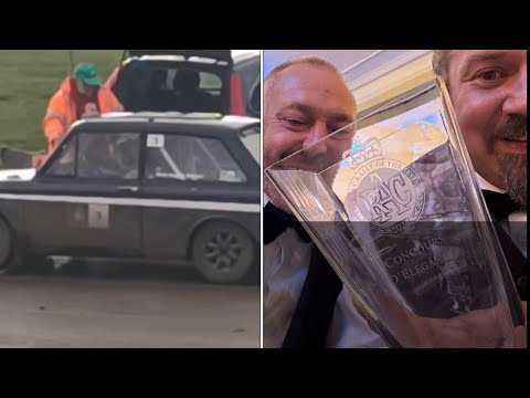 Видео: Тестовое ралли RAC 2025 с Майком Дентом и Хаггисом на Hillman Imp 1040