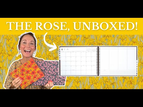 Видео: Подробный обзор планировщика Rose 2026: обложки, макеты и многое другое!