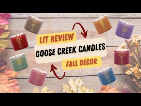 Видео: 🔥 Обзор Lit: Goose Creek | Выпуск осенней коллекции декоративных свечей 🍂 | Обзор всех восьми свечей