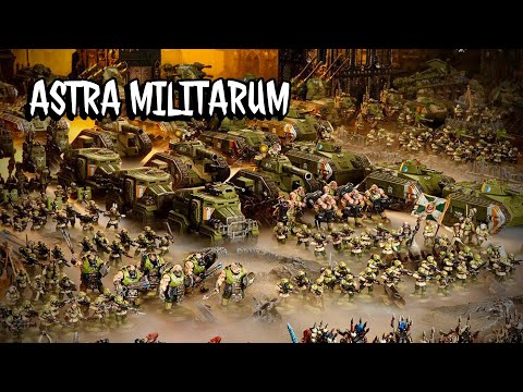 Видео: ASTRA MILITARUM — Обзор модельного ряда Имперской Гвардии WARHAMMER 40000