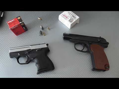 Видео: Макаров СО Курс-С 2020 год (охолощенный) и сигнальный пистолет Stalker M906. Сравнение.