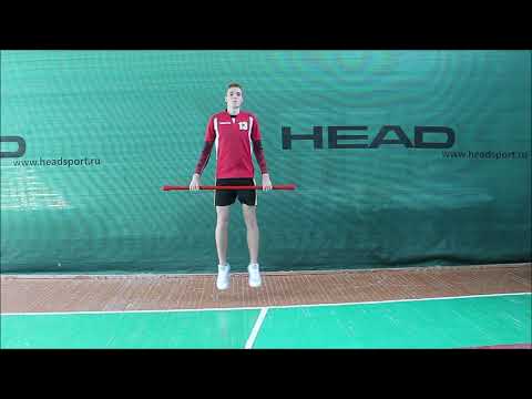 Видео: Прыжок в высоту с разбега способом "перекидной"  10-11 класс.