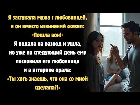 Видео: «Я поймала мужа с любовницей… но на следующий день она позвонила ему с криком!»