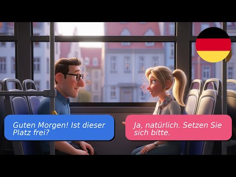 Видео: 5 простых диалогов на немецком языке А1 А2 В автобусе