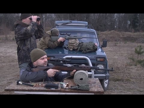 Видео: СКС и винтовка Мосина.Стрельба на скорость и точность.