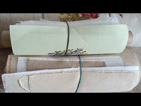 Видео: Рулон моих неоформленных вышитых работ!!!