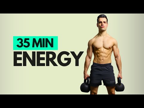 Видео: 30-минутная высокоэнергетическая тренировка с гирей | Сила, подвижность и кондиция всего тела