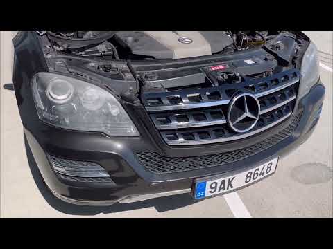 Видео: Масло в радиаторе охлаждения воздуха (интеркулер) OM642 ML350 CDI W164