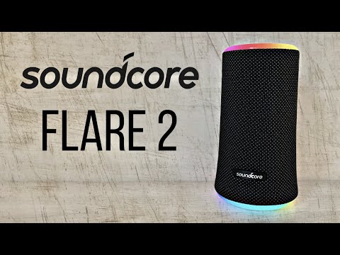 Видео: Обзор портативной колонки Soundcore Flare 2/Review of portable speaker Soundcore Flare 2