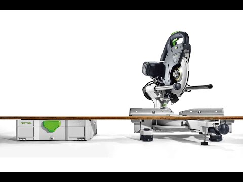 Видео: Краткий обзор на торцовочную пилу с протяжкой KAPEX KS 60 E