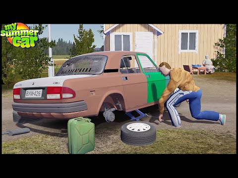 Видео: Купил ВОЛГУ Из ПОД ДЕДА! Восстановим? - My Summer Car