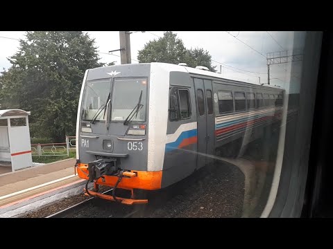 Видео: Орёл - Верховье из рельсового автобуса РА2 сообщением Орёл - Верховье