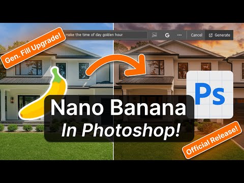 Видео: Nano Banana официально в бета-версии Photoshop (первые впечатления)