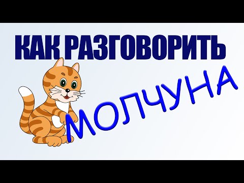 Видео: Как разговорить молчуна.