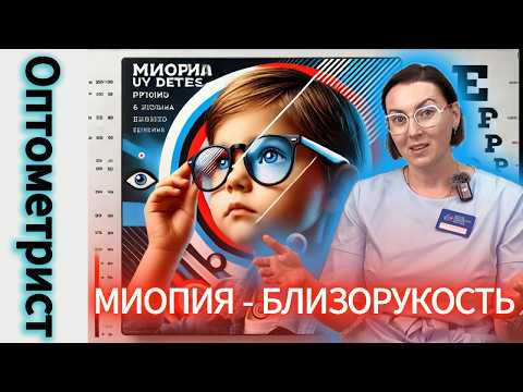 Видео: Миопия - Близорукость. Неприятные последствия ношения неполной коррекции зрения