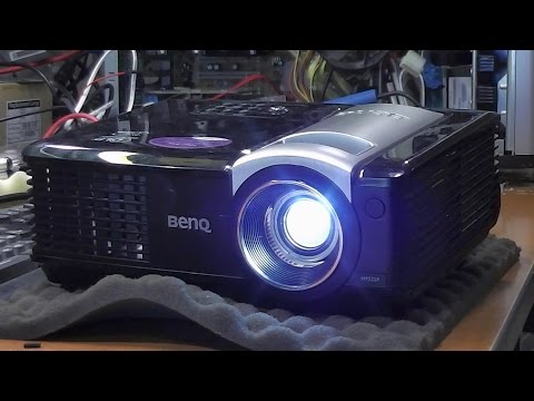 Видео: Точки на изображении / Дефекты изображения. Проектор BenQ MP525P