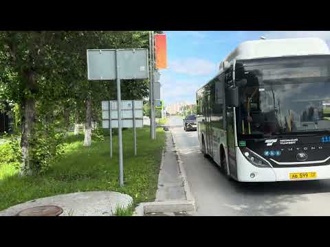 Видео: Комсомольский проспект от улицы Семёна Ремезова до Проспекта Менделеева, г. Тобольск, 19.07.2025