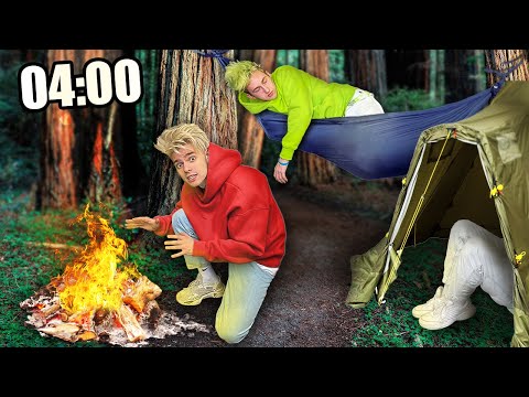 Видео: 24 Часа В ЛЕСУ Челлендж !