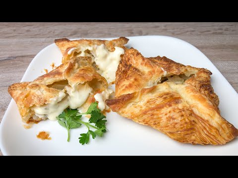 Видео: РАССТЕГАИ С РЫБОЙ из слоеного теста. Быстро и просто!