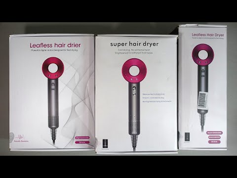 Видео: Китайские фены, похожие на Dyson