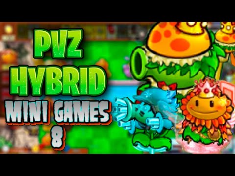 Видео: ГЕРОЙСКИЕ РАСТЕНИЯ И БОССЫ | PVZ HYBRID MINI GAMES (8/9)