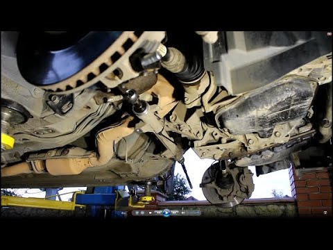 Видео: Ремонт подвески замена сайлентблоков подрамника на Nissan Qashqai 2,0 4WD Ниссан Кашкай 2008  3часть