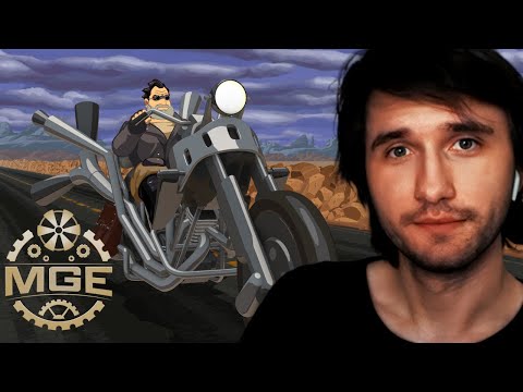 Видео: Юзя в шоке от головоломок в Full Throttle Remastered | MGE