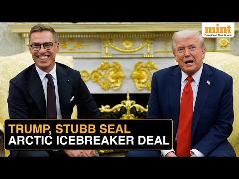 Видео: Трамп и финский Стабб одобрили крупную сделку по строительству ледокольного судна в Арктике для у...