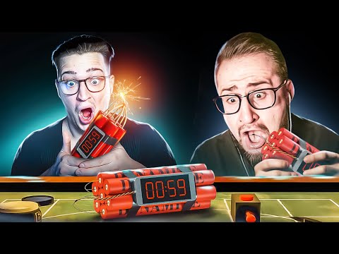Видео: ЭТО ПРОСТО РЖАКА! НЕ ИГРАЙ В РУССКУЮ РУЛЕТКУ С ДИНАМИТОМ С ДРУГОМ! ВЫЖИВЕТ ТОЛЬКО ОДИН!