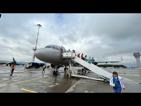 Видео: Перелет Новосибирск - Санкт-Петербург/ А\К smartavia/ Airbus A320neo