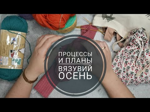 Видео: Мои процессы и планы. Вязувий Осень 2023.10 пар начатых носков.