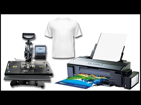 Видео: EPSON L1800 Печать фото на футболке (сублимация)