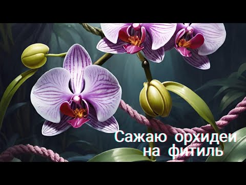 Видео: Сажаю орхидеи на фитиль # Уборка фитостены # Уход за фаленопсисами в фитомодуле