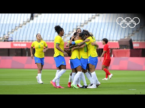 Видео: Женский футбол, Токио-2020 ⚽ Китай-Бразилия, Замбия-Нидерланды
