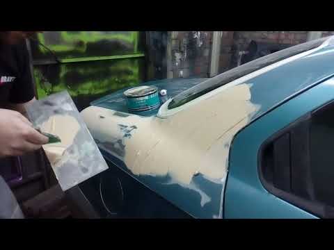 Видео: Как зашпаклевать крыло автомобиля