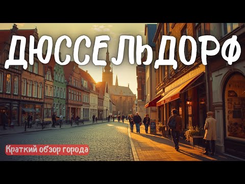 Видео: Обзор Дюссельдорфа [4k]