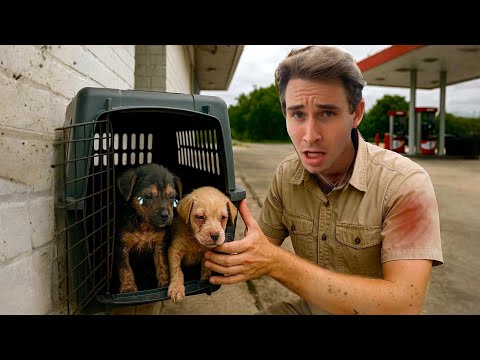 Видео: Они оставили этих ЩЕНКОВ ГОЛОДАТЬ за заправочной станцией!